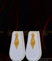 HRM513 - Latest Plain Gold Haram Design Attractive Calcutta Design Bridal Haram with Earring Set