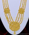 HRM527 - Attractive 4 Line Flower Design Governor Malai Haram Muslim Wedding Jewellery Online 