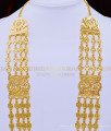 HRM530 - Beautiful Gold Design Four Line Long Size Governor Malai New Design Guaranteed Haram Online