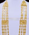 HRM531 - Latest Four Line Heart Design Dollar Long Governor Malai Muslim Bridal Jewelry Online 
