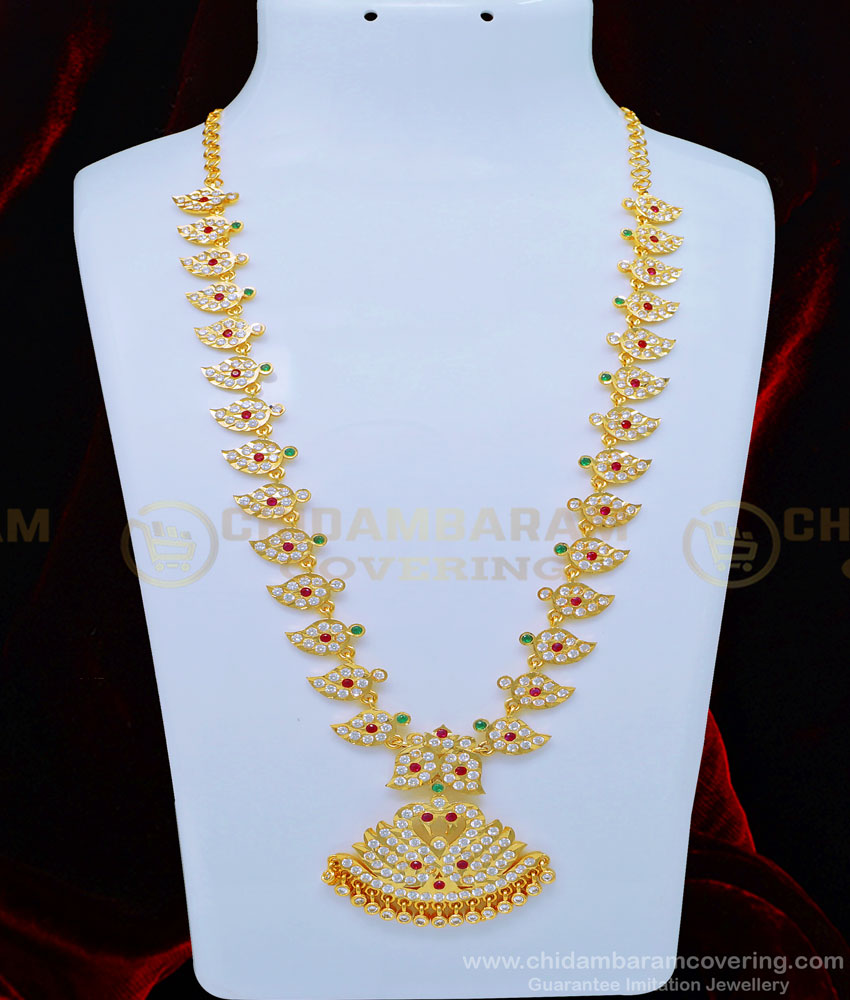 HRM539 - New Model first quality Full Mango Design with Double Swan Dollar Impon Haram Online