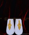 HRM551 - Forming Gold Beautiful Bridal Wear Broad Calcutta Haram with Earring Set Online