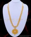 HRM566 - Latest Gold Design Full White Stone Long Haram Design for Wedding