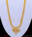 HRM581 - Elegant Leaf Design White Stone One Gram Gold Guaranteed Haram Buy Online 