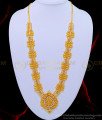 HRM582 - Unique Stunning Gold Ad White Stone Bridal Wedding Jewellery Stone Haram Online 