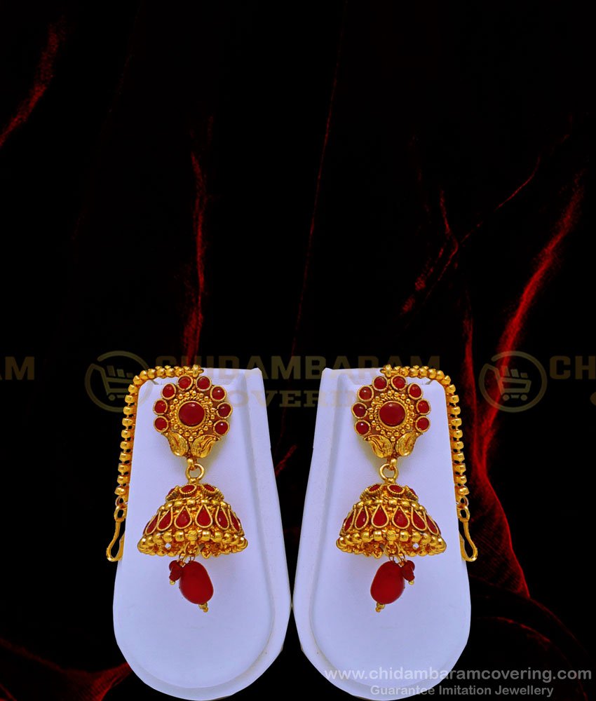 HRM589 - Premium Quality Temple Jewellery Grand Look Mini Wedding Jewellery Set Online
