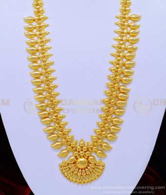 HRM591 - Traditional Kerala Mango Haram Gold Inspired Kerala Light Weight Gold Covering Haram