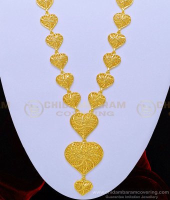 HRM620 - New Pattern Heart Design Long Haram One Gram Gold Guaranteed Jewelry