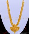 HRM627 - Buy New Pattern Spiral Design Ruby Stone Dollar Long Haram Imitation Jewellery Online