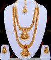 HRM644 - Premium Quality Ad Stone Nagas Jewellery Mini Wedding Jewellery Set Online