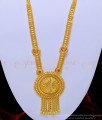 HRM650 - Latest Gold Plated Ad Stone Hanging Balls Round Pendant Dubai Haram Design