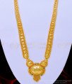 HRM658 - Traditional Gold Haram Design Black Beads Gold Plated Long Haram for Wedding