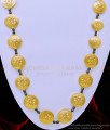 HRM673 - Traditional Muslim Wedding Jewellery Gold Design Galsar Long Black Crystal Beads Galsar Chain  