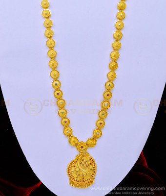 HRM675 - Bridal Wear First Quality Real Gold Look Gold Forming Stone Haram Online