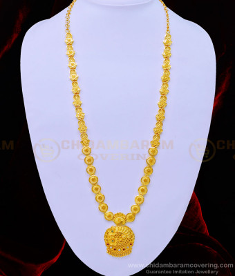 HRM676 - Forming Gold Long Haram Design First Quality Real Gold Design Wedding Haram
