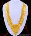 HRM679 - Buy Real Gold Design Bridal Haram Gold Plated Matt Finish Kerala Haram for Wedding