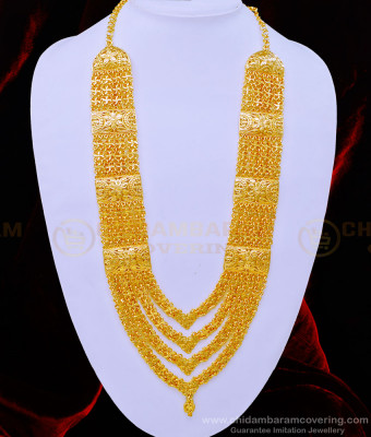 HRM683 - Bridal Wear Four Line Rani Haar Latest Design for Wedding