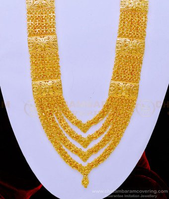 HRM683 - Bridal Wear Four Line Rani Haar Latest Design for Wedding