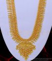 HRM684 - Kerala Jewellery Bridal Wear Latest Mullapoo Malai Gold Haram Design for Women