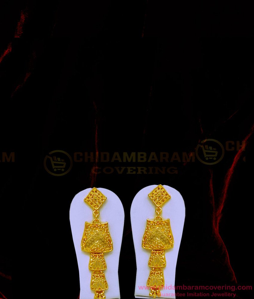 HRM736 - Dubai Gold Haram Design Bridal Wear Double Layer Plain Haram Set Dubai Jewelry Online