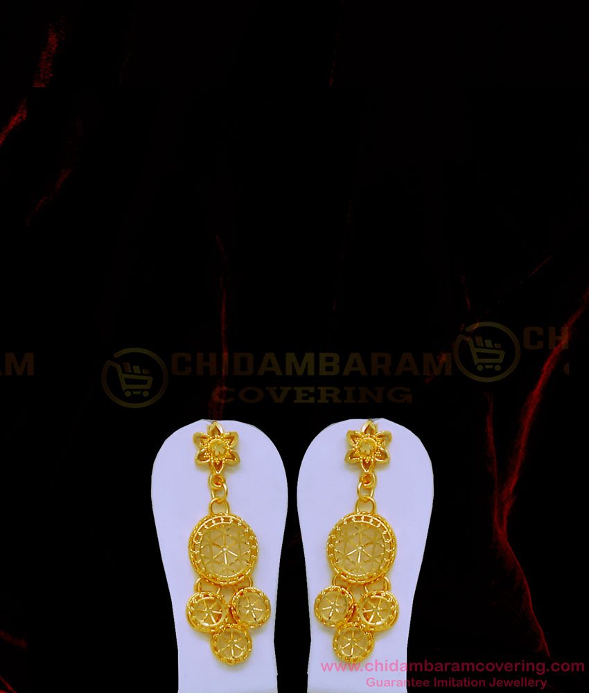 HRM738 - Latest Arabic Jewelry Design Modern Gold Haram with Earrings Set for Wedding