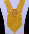 HRM739 - Grand Arabian Jewellery Gold Haram Design with Earrings Modern Bridal Jewellery Set