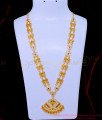 HRM740 - Latest Five Metal White and Ruby Stone Swan Dollar Design Two Line Impon Haram Online