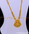 HRM760 - Latest Gold Plated Lakshmi Design Impon Stone Haram for Women