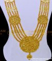 HRM796 - Traditional 5 Line Gold Governor Malai Designs for Wedding 