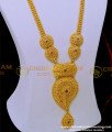 HRM816 - Bridal Wear Mango Design Full Gold Beads Stone Haram Design 