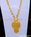 HRM821 - Dubai Gold Designs Light Weight Mini Haram with Earrings 