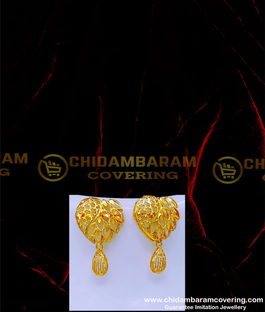 HRM821 - Dubai Gold Designs Light Weight Mini Haram with Earrings 