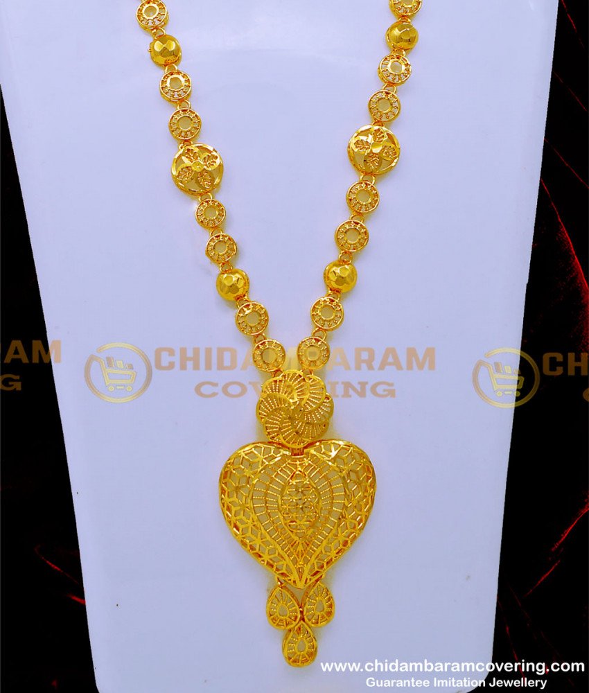 HRM823 - Wedding Dubai Gold Long Haram Set Designs with Guaranteed  