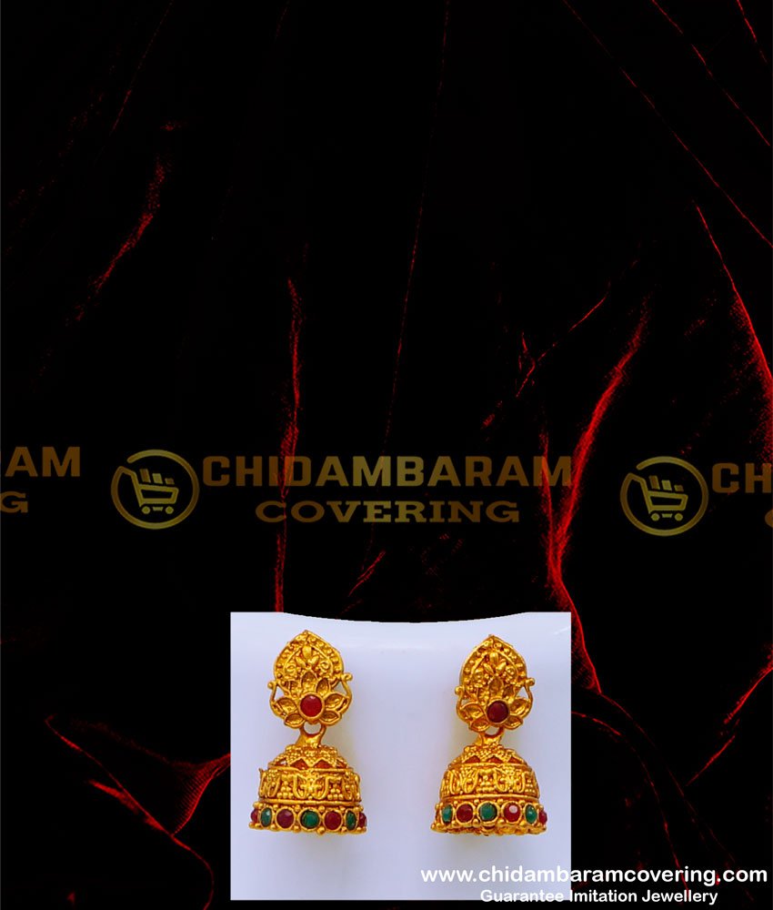 HRM827 - South Indian Traditional Temple Jewellery Set for Women