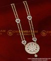 HRM853 - Beautiful Gold Look Impon Long Stone Haram Designs Online
