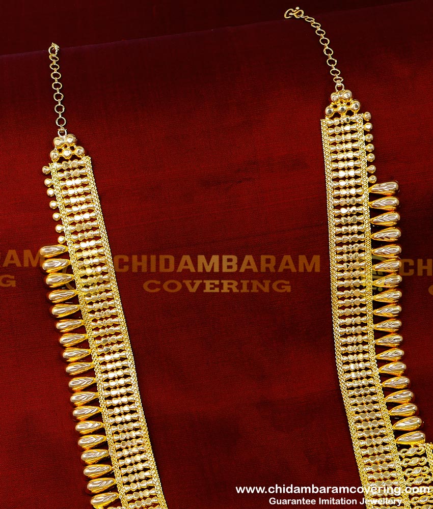 HRM855 - Bridal Wear Kerala Model Light Weight Long Haram Design