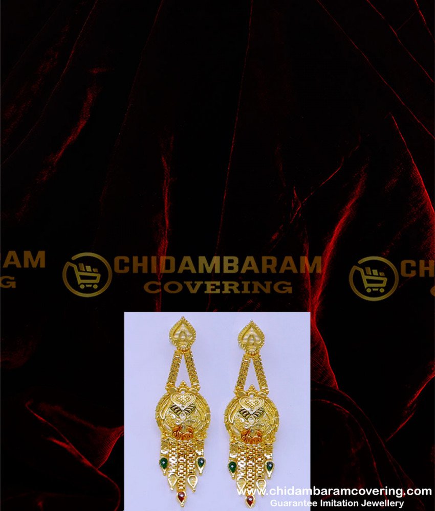 HRM858 - Gold Look Enamel Haram Set 2 Gram Forming Gold Jewellery Online