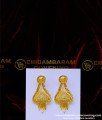 HRM860 - 2 Gram Gold 4 Line Forming Gold Haram with Earrings Set