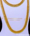 HRM871 - 1 Gram Gold U Shape Haram with Necklace Kerala Jewellery Set 