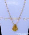 HRM874 - Latest Ad Stone Lakshmi Pendant Pearl Set Antique Jewellery