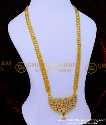 HRM884 - 5 Metal Stone Haram Design Impon Jewellery Online Shopping
