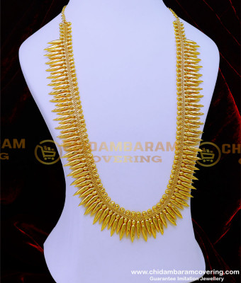 HRM890 - Kerala Wedding Jewellery Light Weight Mullamottu Mala Designs 