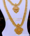 HRM896 - Wedding Jewellery White Stone Haram and Necklace Set Online