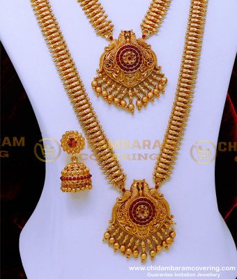 HRM907 - Traditional South Indian Antique Jewellery Online Shopping