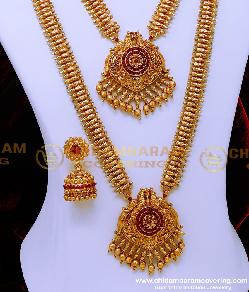 HRM907 - Traditional South Indian Antique Jewellery Online Shopping