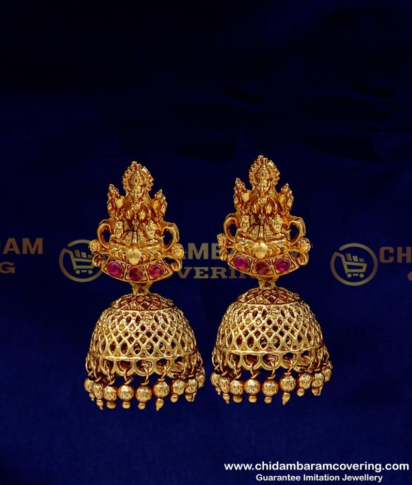 HRM908 - Antique Lakshmi Haram Set Antique Jewellery Online Shopping