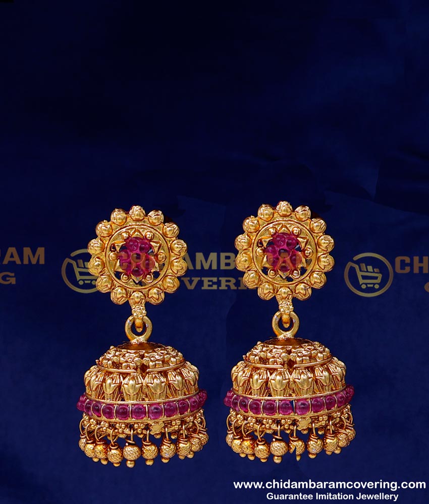 HRM913 - Best Quality Mullapoo Design Bridal Antique Jewellery Sets Online