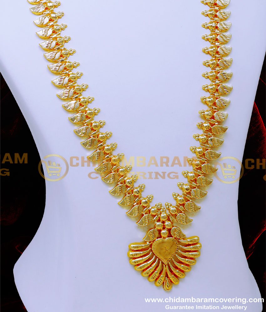 HRM928 - Gold Model Kerala Haram Design 1gm Gold Plated Jewellery