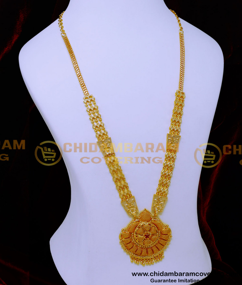 HRM964 - Latest Long Chain Model Flower Haram Designs for Women