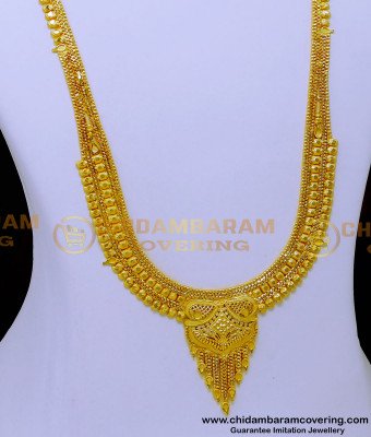 HRM966 - First Quality Gold Forming Jewellery Long Haram Set